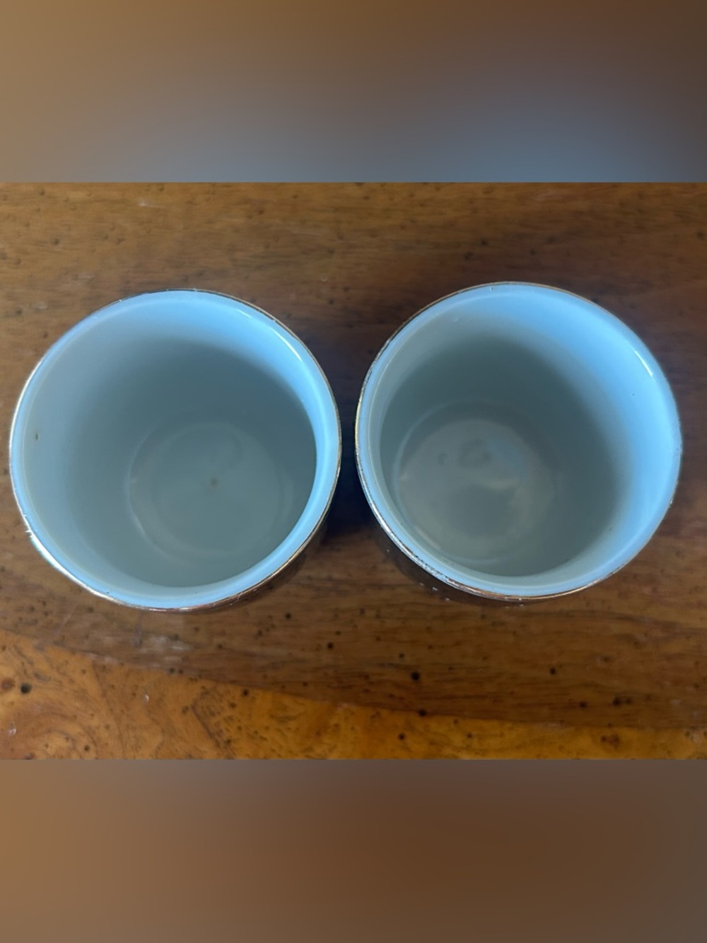 🐕3/20 Vintage Kutani-Style Japanese Sake Cups- Set of 2 - Picture 6 of 8